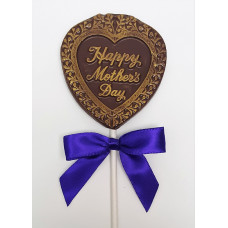 Chocolate (embossed) Mother's Day Lolly  